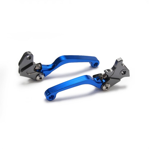 CNC Brake Clutch Levers Set For YZ85 WR250R WR250X TTR250 DT230LANZA XT250X Blue eBay
