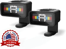 Afinador Cromatico Afinador De Guitarra Con Clip Mini Para Guitarra 2 PCS NUEVO.