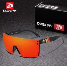 DUBERY Oversized Sports Sunglasses Men Siamese Lens Windproof Cycling Goggles