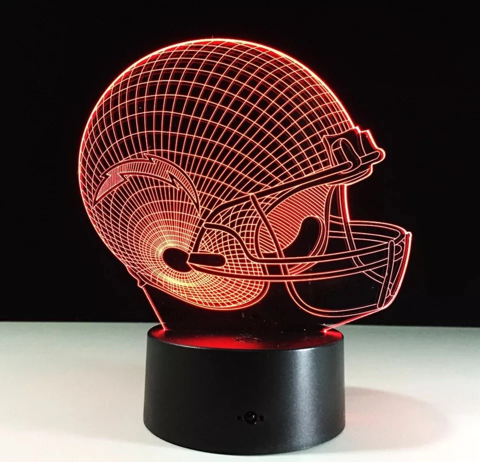Los Angeles Chargers San Diego LED Light Lamp Collectible US SHIPPING IN 1 DAY！ - Image 3 of 4