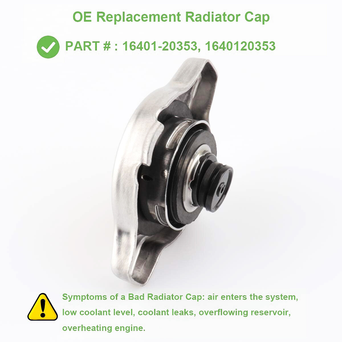 88kpa Radiator Cap 1640120353 For Toyata 4Runner Camry