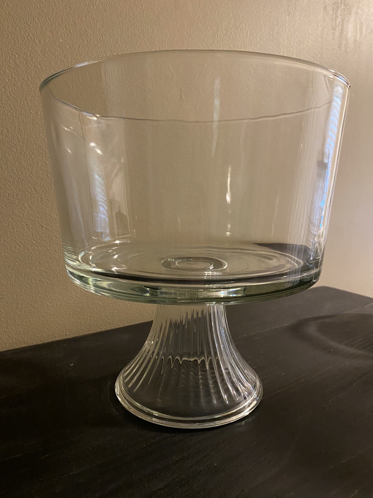 Vintage Anchor Hocking Pedestal Trifle Bowl 8" Diameter eBay