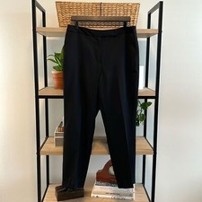 Talbots High-Rise Wool Blend Classic Dress Pant Trouser w/Front Pockets, 12