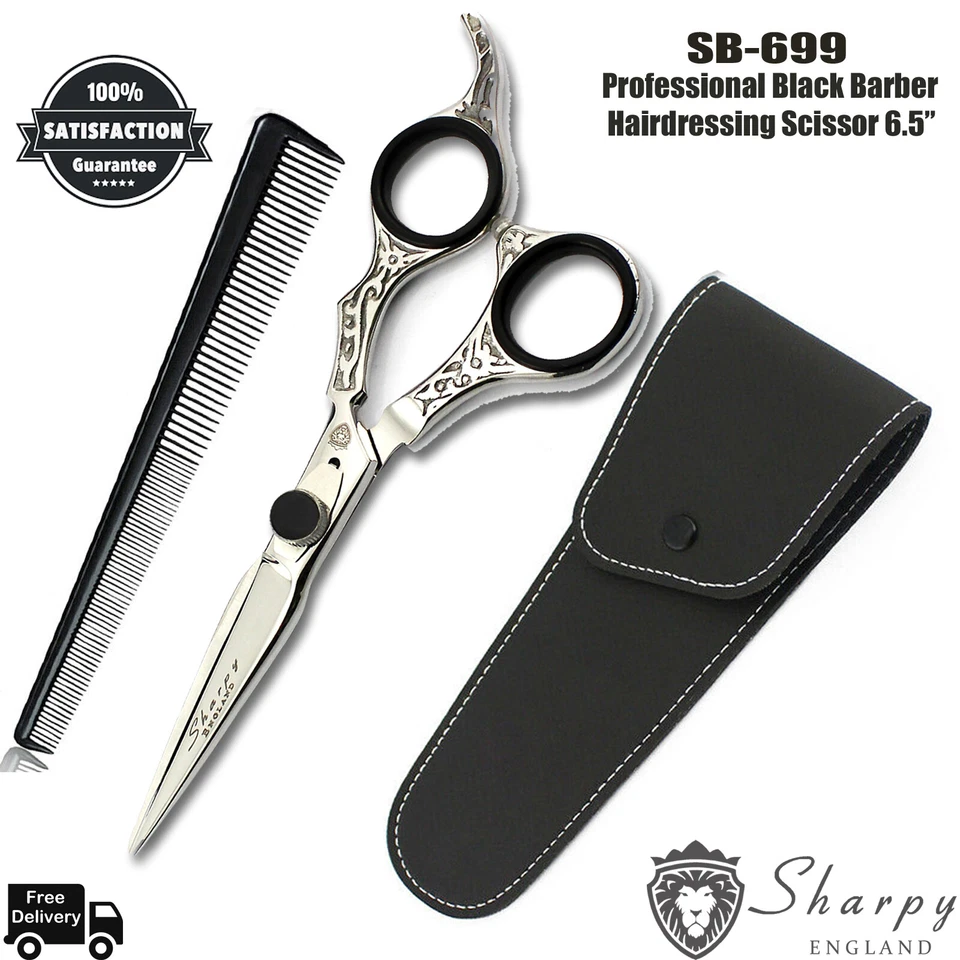 BLACKSMITH LONDON Professional Hair Cutting Hairdressing Barber Salon Scissor Sissors Shears +Comb