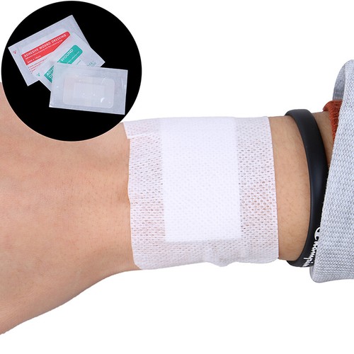 10Pcs Breathable Self-adhesive Wound Dressing Band Large Aid ...