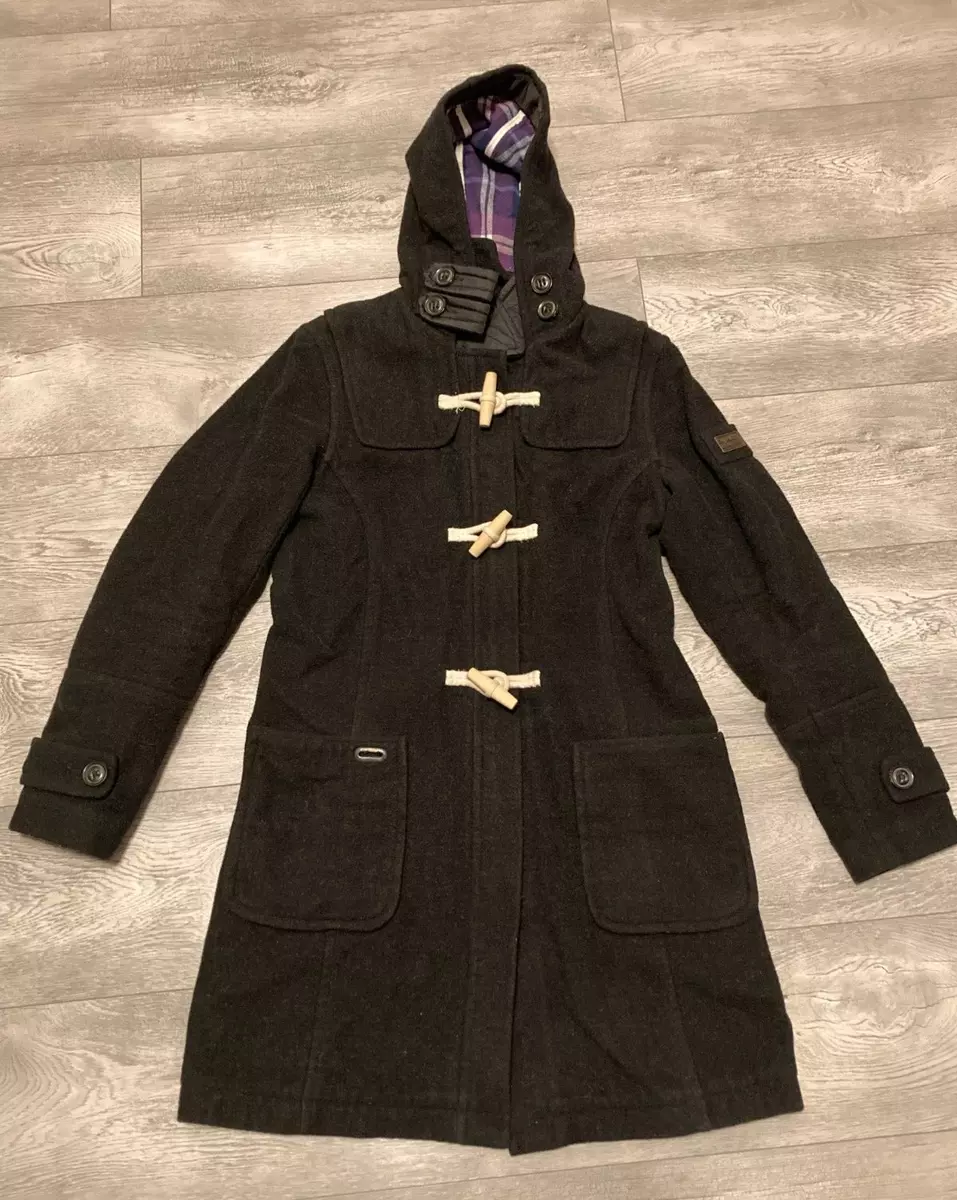 Superdry womens duffle clearance coat