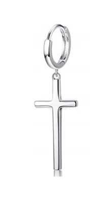 CELEBRITY STYLE George Michael Faith Pendiente Plata Cucifijo Cruz Wham Disfraz Oreja Perforada Anillo