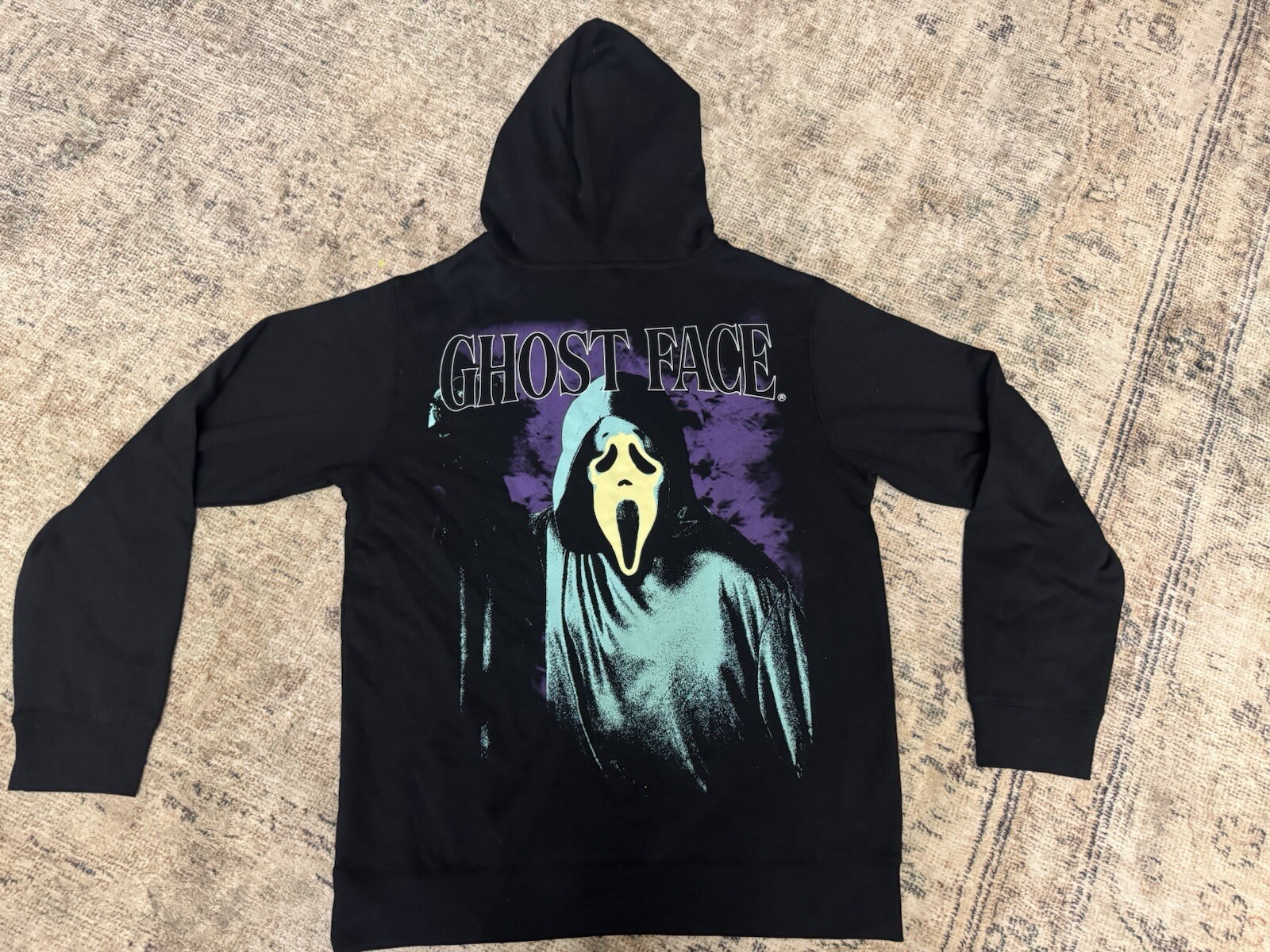 Ghost face Pullover Hoodie Medium. - image 6
