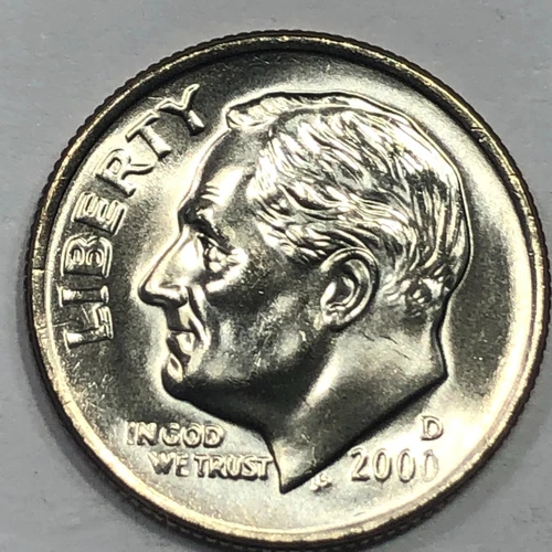 2000 P&D - Roosevelt Dime Set - Brilliant Uncirculated