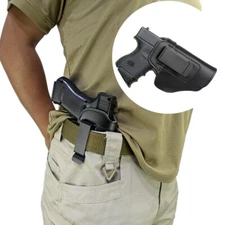 Tactical IWB Concealed Leather Holster Right Hand Waist Belt Pistol Holster Case