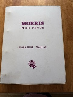 Morris Mini Minor Workshop Manual. With Mini Handbook & Lubrication Chart.