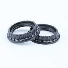 4 PCS Lamp Shade Rings   2 Sizes 34Mm  39Mm Black E26 Light Socket Collar ...