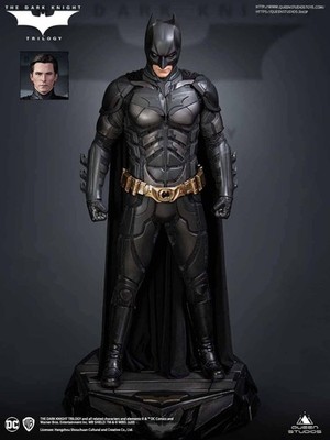 BATMAN DARK KNIGHT 1/3 DELUXE ROOTED HAIR STATUE - NO HOT TOYS SIDESHOW PRIME