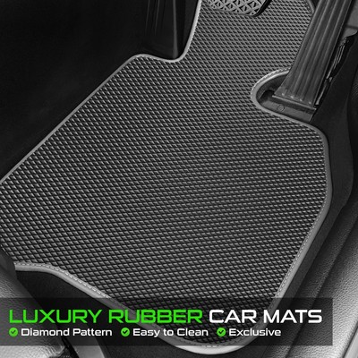 To fit Proton Satria 2000-2003 Rubber Car Mats Black Tailored [CM4U]