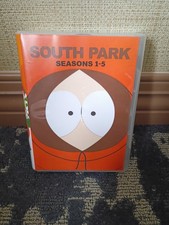 South Park DVD Set Seasons 1 -5 15 Disc Set EUC Complete Tested