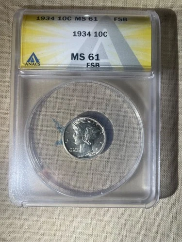 1934-P Mercury Dime — photo from another recent sale
