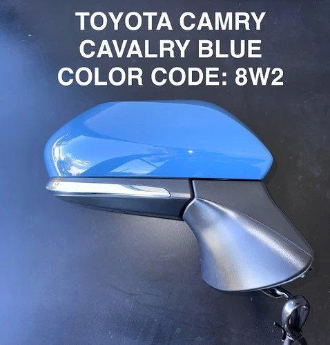NEW CAVALRYBLUE Passenger Side Power Mirror 23-24 Toyota Camry Heat, Signal, BSM