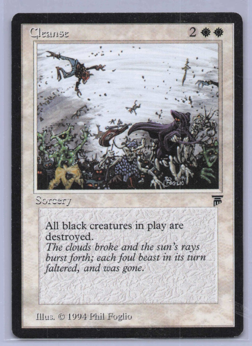 MTG Magic the Gathering Cleanse Legends Rare