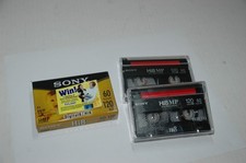 3 Sony Hi8 60's Digital Tapes 1 New 2 Open A4 