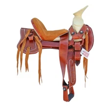 11.5" Nino Kid Charro Rounded Skirt Montura Pony Saddle