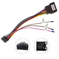 16 Pin Wiring Harness ISO Adapter for Android Car Radio Universal ISO Sta