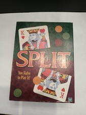 1999 SPLIT Card Board Game-Parker Brothers- Complete w/instructions