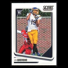 Jake Wieneke Rookie #413 2018 Score South Dakota State Jackrabbits Football Card