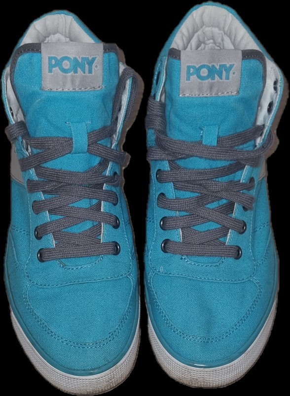 Scarpe da ginnastica donna Pony blu grigio taglia UK 6