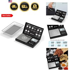 Digital Pocket Gram Scale 500g x 0.01g High Precision with Tray, Weighs Small...