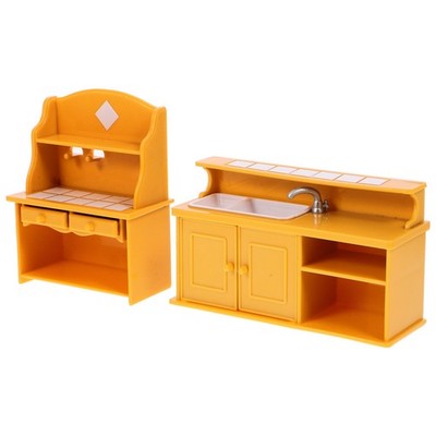  4 stücke DIY Modelltisch Mini Kunststoff Tisch Spielzeug Mini Haus Tisch