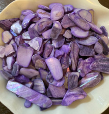 2oz purple shell mosaic tiles, Apprx 130pc. Natural pearl shell polished