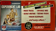 Gilbert No. 12002 Junior Chemistry Experiment Lab in Original Box !