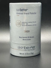sunbetter Broad Spectrum SPF 56 Sunscreen Stick Sheer / STICK