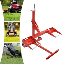 750lbs Adjustable Lawn Mower Lift Jack 0-24" Zero Riding for Tractors ATVs Steel