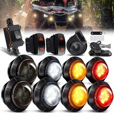 Universal ATV / UTV Turn Signal Kit Side by Side Blinker Kit Polaris Honda CanAm