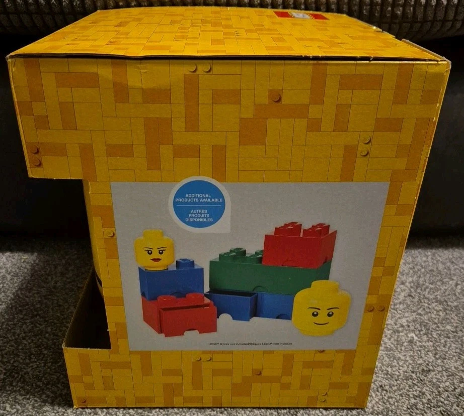 LEGO Large Yellow Storage Head Boy, Brand New - Image 4 of 4