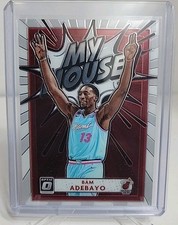 2020-21 Donruss Optic Bam Adebayo #16 My House Miami Heat NBA Basketball Insert