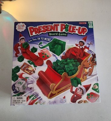 The Elf on the Shelf Present Pile-Up Board Game (CHRISTMAS)(ELF ON THE SHELF)