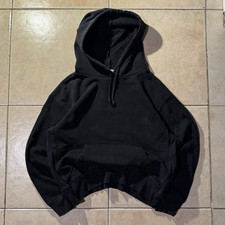 PINK Victoria's Secret Women's Black Fleece Pullover Hoodie Pockets XS Petite