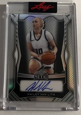 2025 Leaf Metal Authentics - Hailey Van Lith /199 Prismatic Silver Auto # MA-HVL