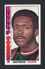 1976-77 Topps Jim Price Milwaukee Bucks Basketball Card #32 ***Sharp***