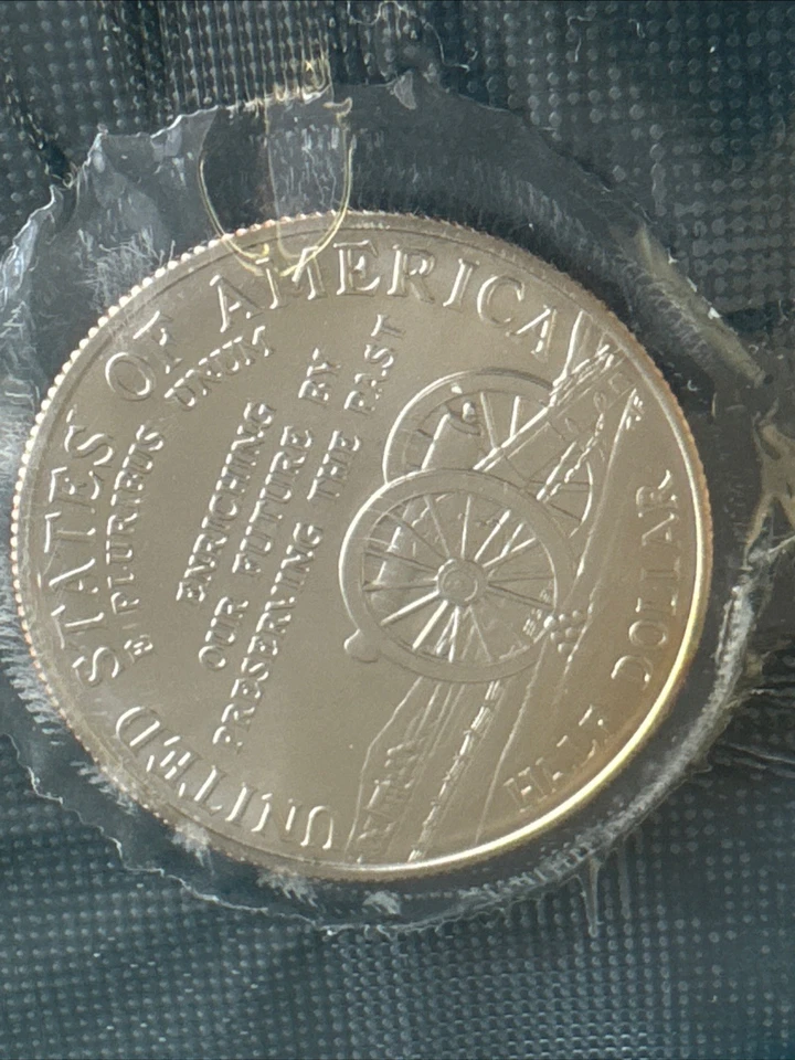  1995 S Civil War Battlefield Commemorative Proof Half Dollar w/ Box & COA - Image 3 of 4