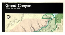 1986 Grand Canyon National Park Official Map Guide Vintage NPS Travel Brochure