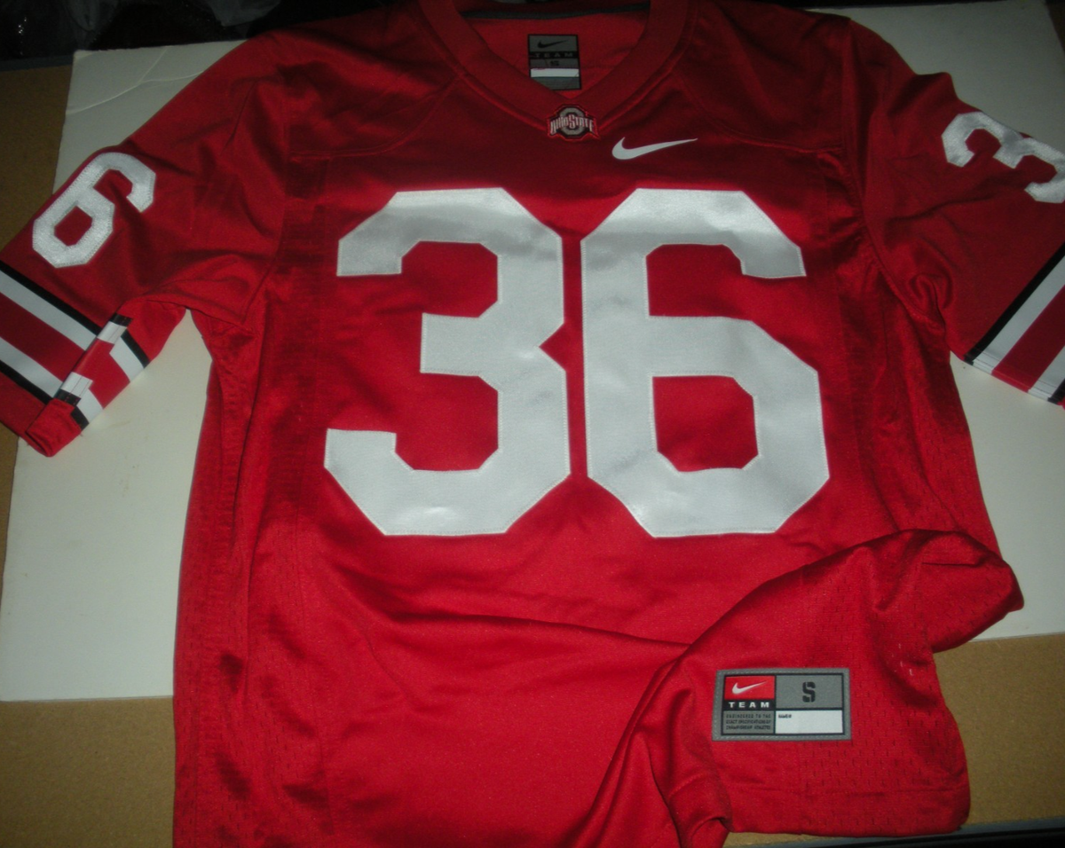 Lotto QAC ユニフォーム ヴィンテージ2004〜06年サイン入り M相当 CHRIS SPIELMAN OHIO STATE BUCKEYES W/COA SIGNED OFFICIAL LICENSED