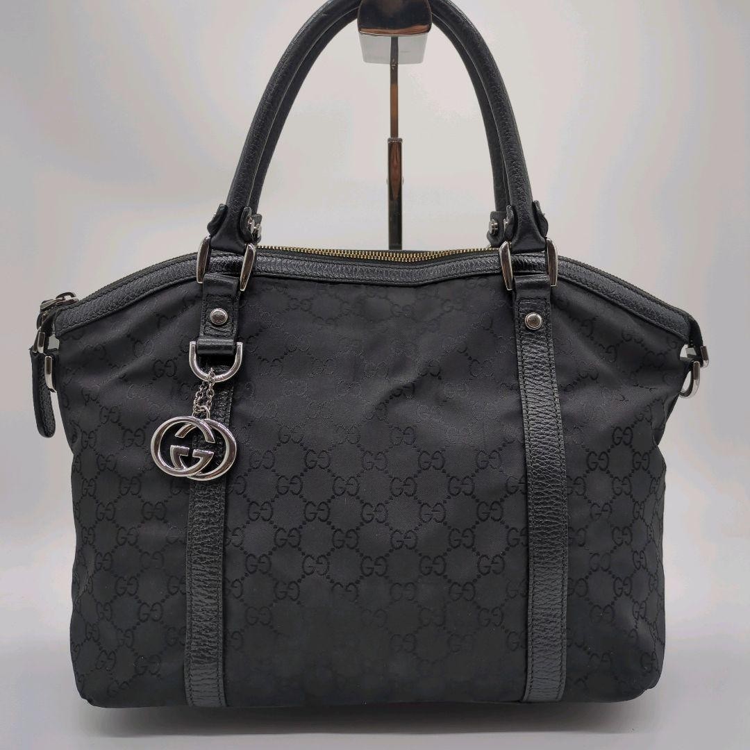 Gucci Nylon Canbus Briefcase Interlocking Good Co… - image 2