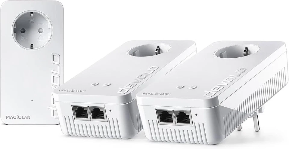 devolo Magic 2 WiFi 6 Multiroom Kit - Weiß, 3 Stück - gebraucht ohne OVP - Bild 2 von 2