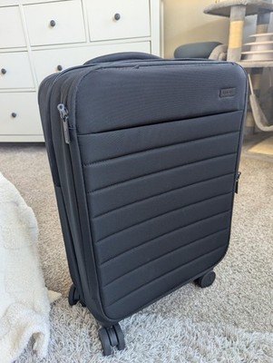Away Softside Carry-On Suitcase Expandable/Flex Black Travel Luggage 4 Wheel