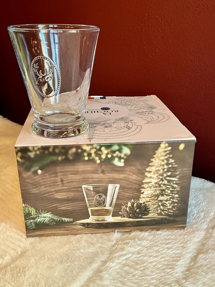 Juego de 2 vasos de ciervo alpino La Rochère 9,2 oz Foto 3 de 4