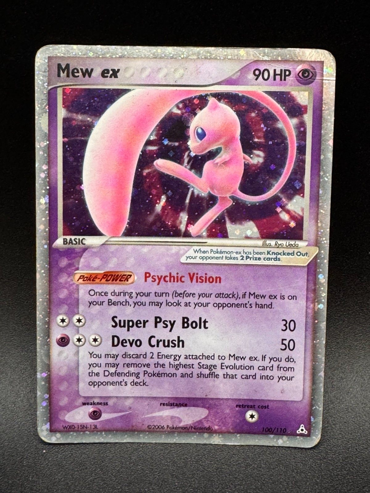 2006 Mew Ex 100/110 Holon Phantoms Nintendo English Pokémon