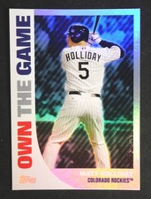 2008 TOPPS Matt Holliday Own The Game Insert #OTG6